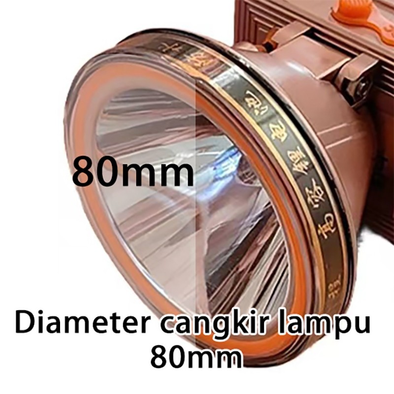 RB Senter Kepala Super Terang 500 Watt Original / Senter Kepala Super Terang / Anti Air / Headlamp