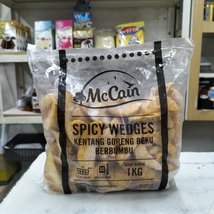 

LL McCain Spicy Wedges 1kg Kentang Goreng Berbumbu