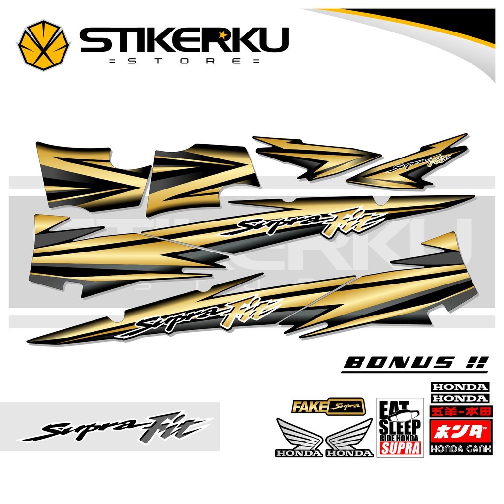 STRIPING SUPRA FIT LAMA / OLD / STIKER SUPRA FIT/ STICKER SUPRA FIT LAMA / LIST SUPRA FIT