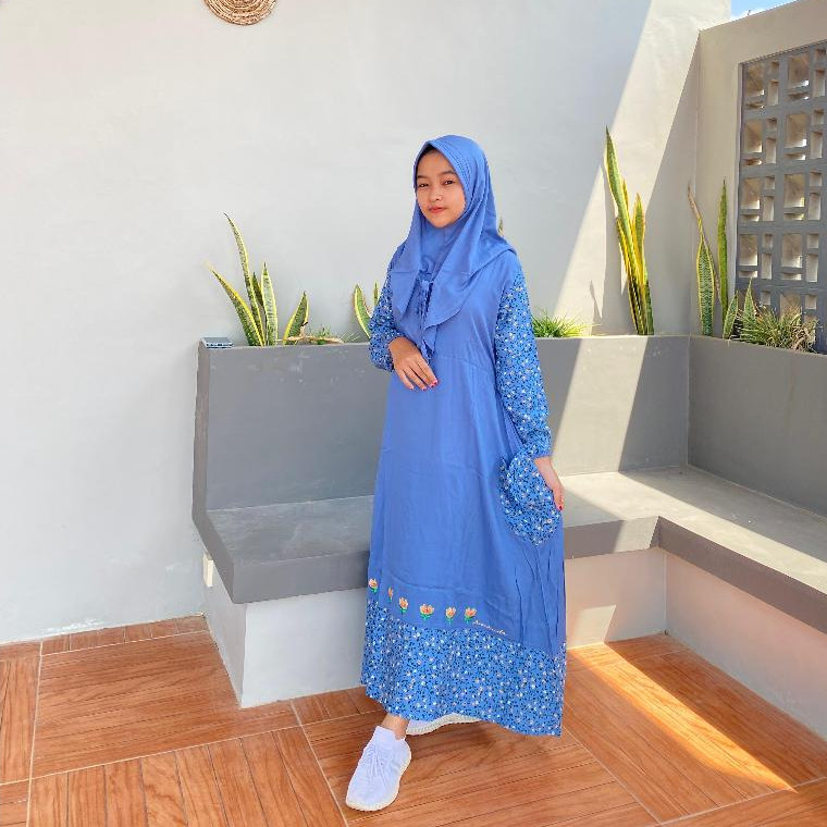 Gamis Amanda Anjani Kids Rayon Twill Premium Mix Rayon Viscose