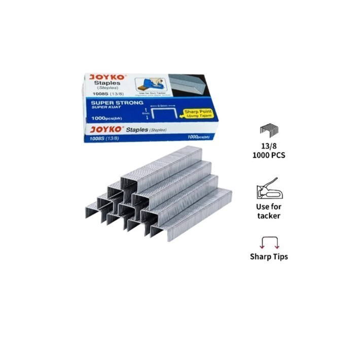 

Staples JOYKO No. 1008S ( Isi Stapler ) 1Dus kecil