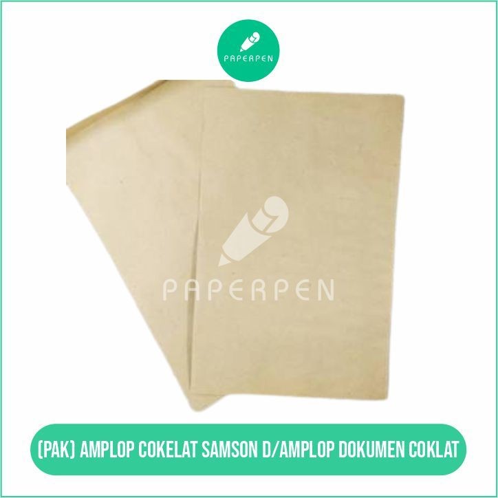 

(PST.ATK) (pak) Amplop Cokelat Samson D/Amplop Dokumen Coklat