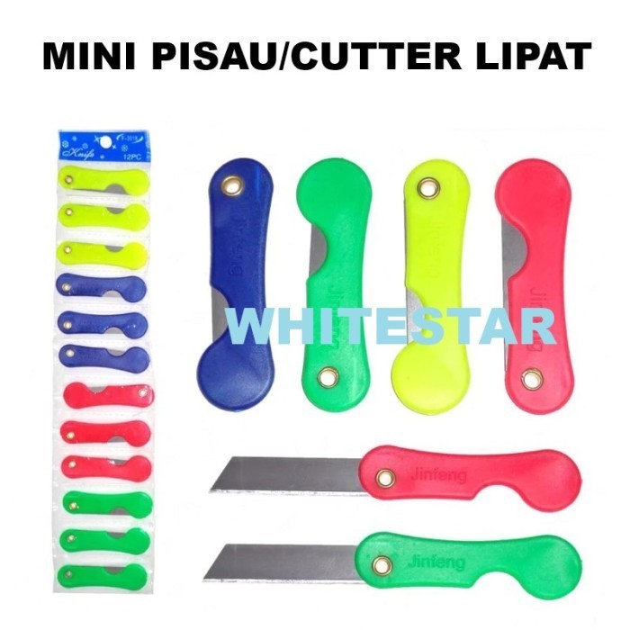 

pisau cutter / pemotong / silet mini lipat