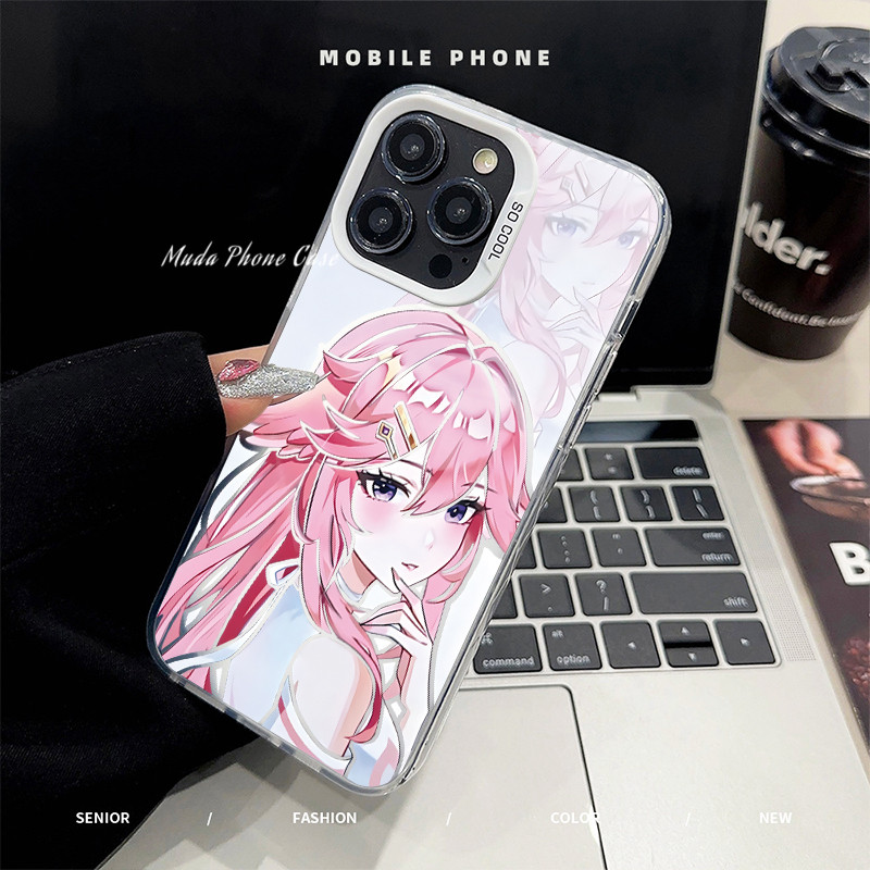 Infinix Case Genshin impact Yae Miko Case Infinix Hot 9 10 11 30 PLAY 30 30I 40 40PRO NOTE 12G96 30 