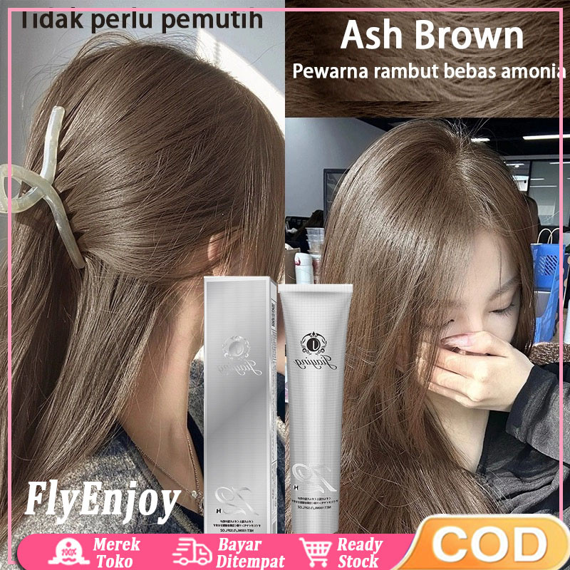 Pewarna Rambut Bebas Amonia Cat Rambut Ash Brown Ash Blue Ash Grey Hair Color  Pewarna Tanpa Bleachi