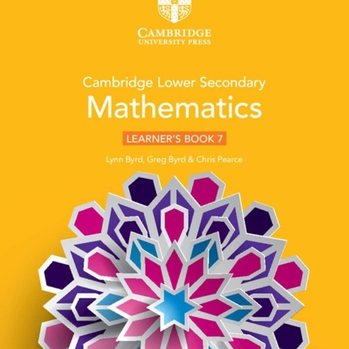 

Cambridge Lower Secondary Mathematics Learners Book 7 w Digital Access