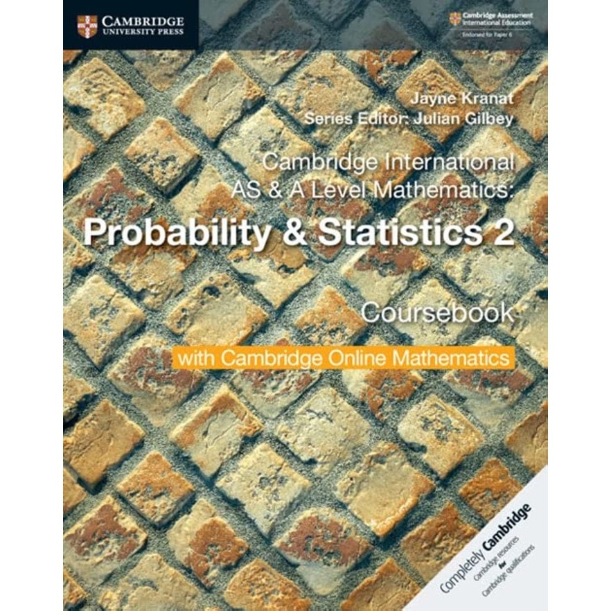 

Cambridge AS & A Level Probability & Statistics 2 coursebook with COM