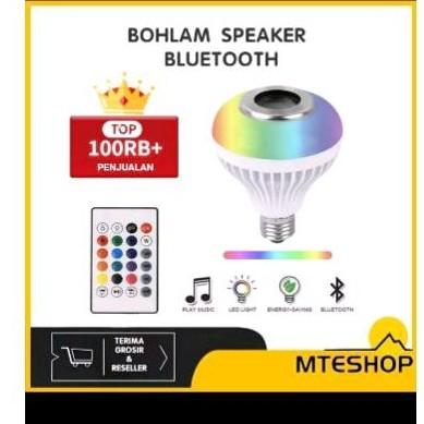LED MUSIC BULB/APP SPEAKER MUSIK BLUETOOTH 2 in 1