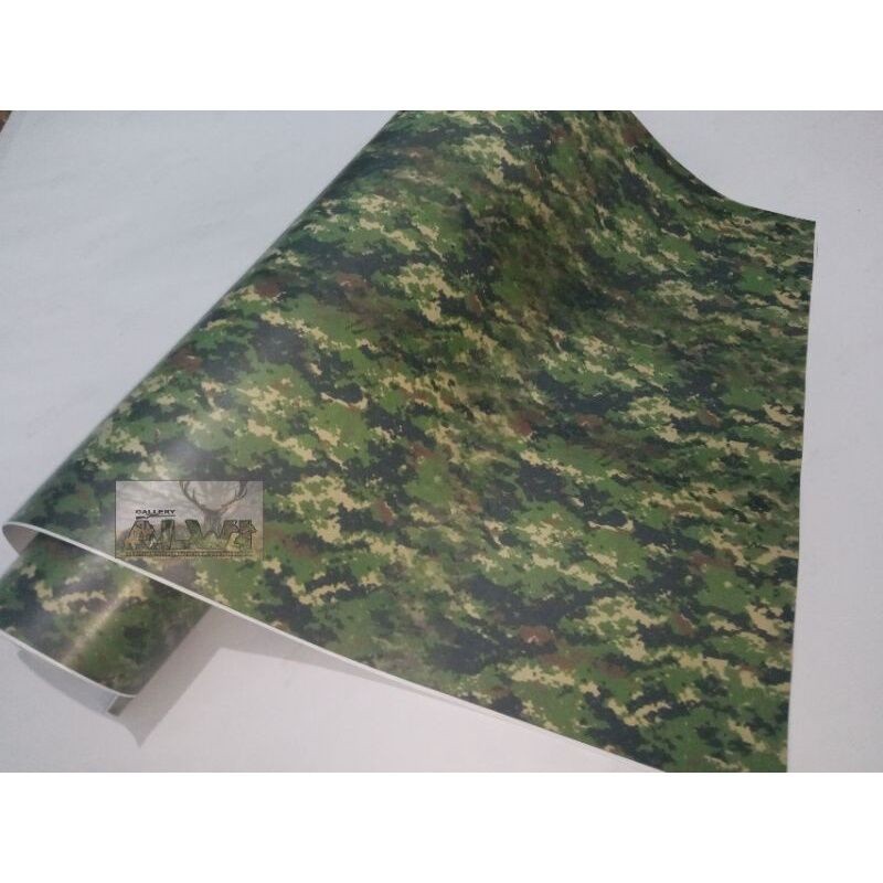 

(BAYAR DITEMPAT) STIKER CAMO MARPAT HIJAU 50X50CM