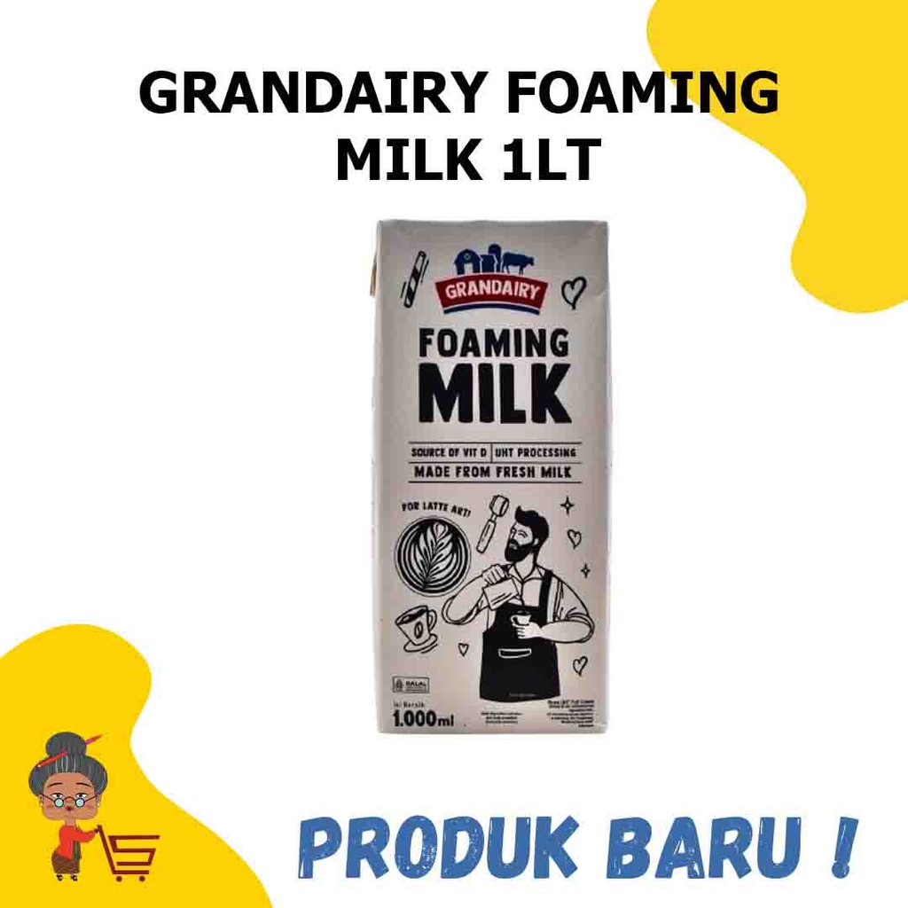 

GRANDAIRY FOAMING MILK 1LT / GRANDAIRY FOAMING MILK / FOAMING MILK