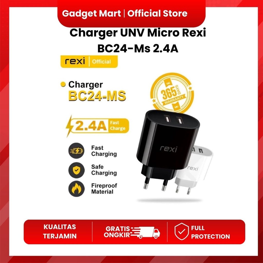 Charger UNV Micro Rexi BC24-Ms 2.4A