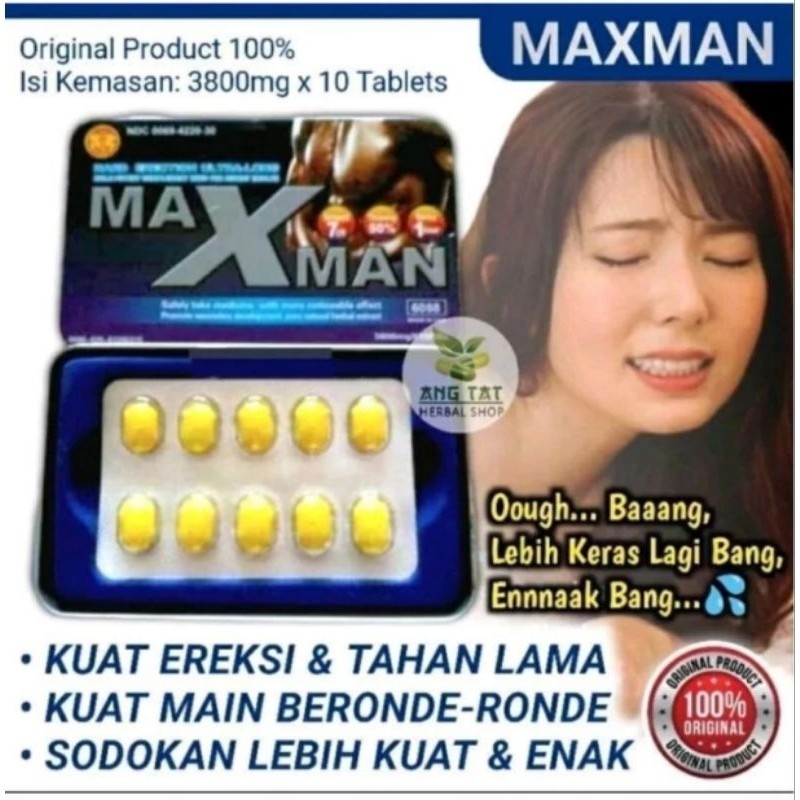 Pria Maxman | Obat Tahan Lama Maxman 100% Herbal & Ampuh Meningkatkan Performa Di Ranjang -BERGARANS