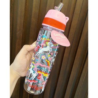 Botol Minum Smiggle 650ml Tempat Air Minum Botol Anak Sekolah 1672 - UNICORN RAINBOW