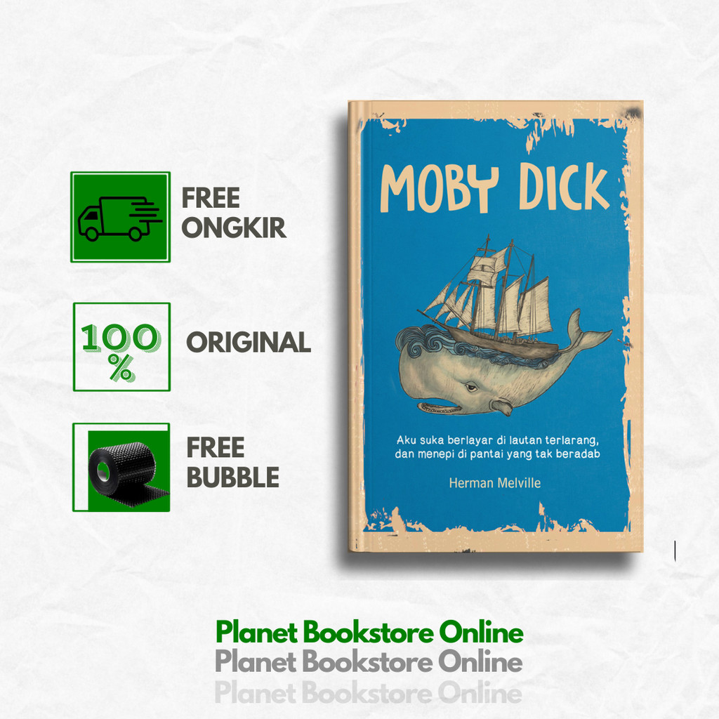 Novel Sastra Klasik Moby Dick - Herman Melville