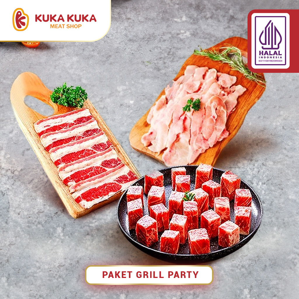 

Paket Grill Korean Party BBQ / Grill At Home / Beef BBQ Siap Masak