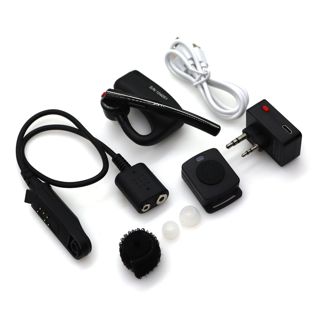 Walkie Talkie Bluetooth PTT Headset Earpiece For Baofeng UV-5R UV-82 A-58 UV-XR UV-5S GT-3WP UV-9R P