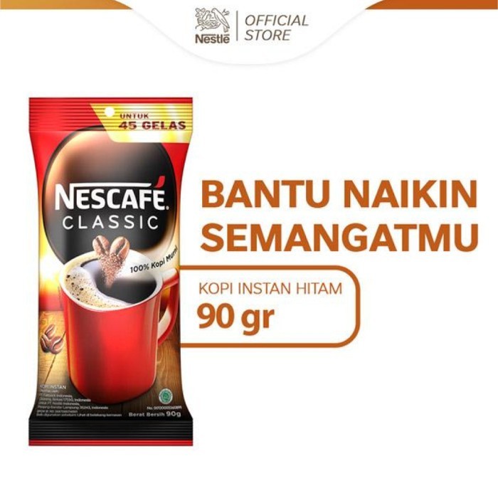 

Nescafe Classic Bag Era 90gr Kopi Murni - Untuk 45 Gelas