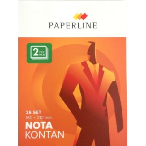 

Paperline Buku Nota Kontan Besar 2 Ply NCR rangkap 1Buku saja