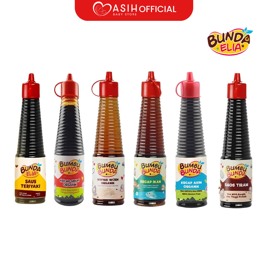 

Bumbu Bunda By Elia Kecap Saos Minyak Wijen Non MSG Non Pengawet