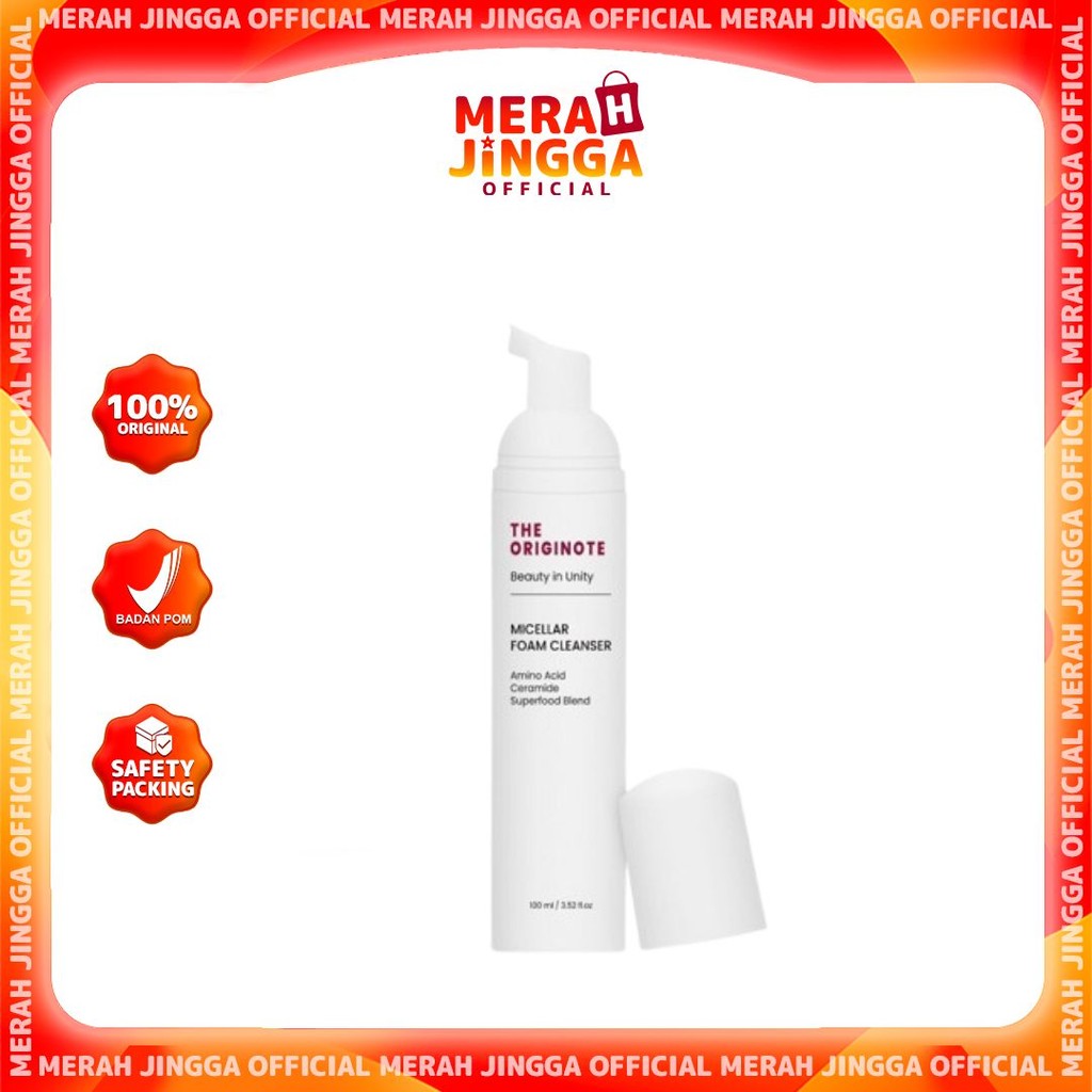 The Originote Micellar Foam Cleanser | Merah Jingga Official