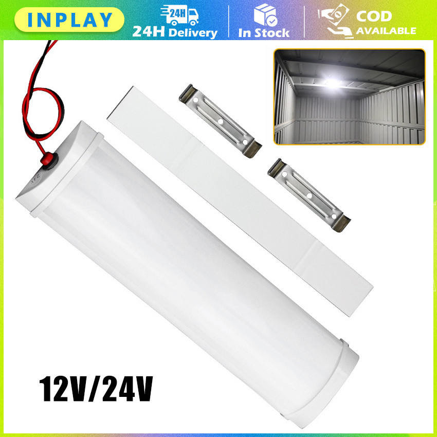 Atap Interior Mobil 12 / 24V Atap Langit-langit 72LED Kubah Lampu Truk Kemping Lampu Baca Martijn