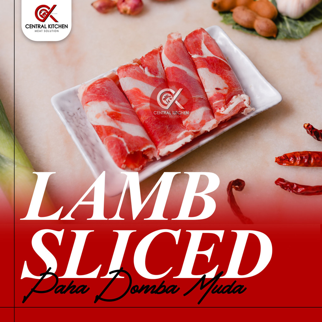 

Lamb Leg Boneless Slice 250gr / Daging Paha Domba Muda Slice