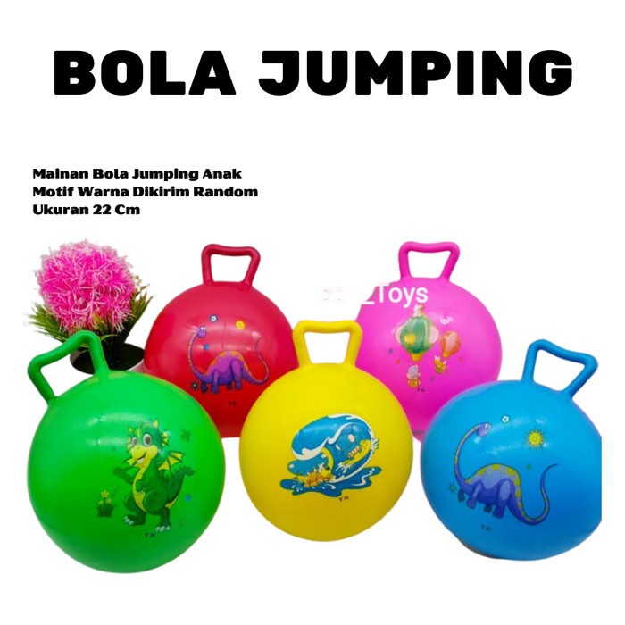 Bola Jumping Mainan Anak Bola Jumping Karet Tebal