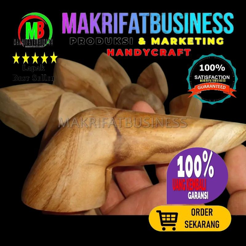 MAKRIFATBUSINESS Uleg Uleg Cantuk  Kayu Jati Ukuran Sedang
