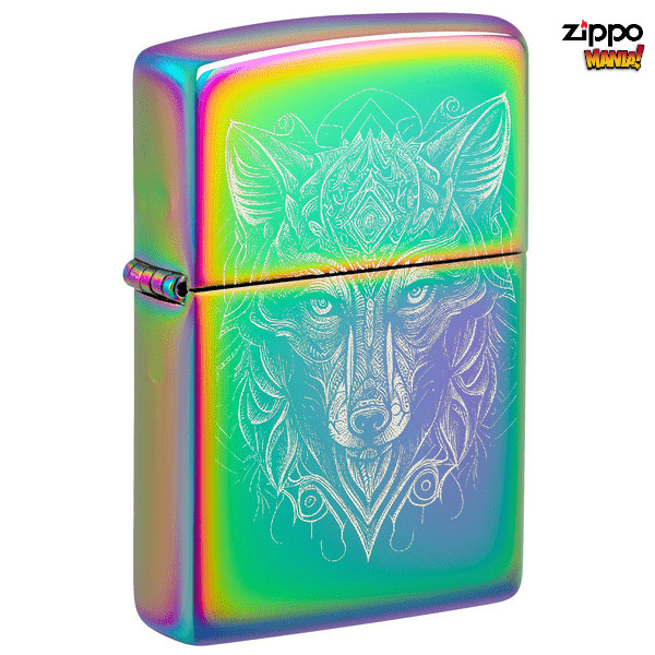 Zippo Mystic Wolf Design - Zippo Lighter Original
