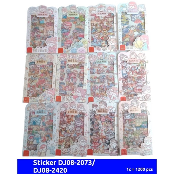 

DJ08-2420 Sticker Motif Cute Girl (pcs)