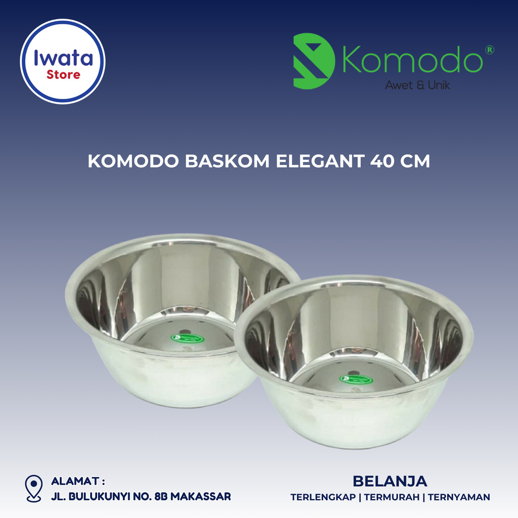 KOMODO BASKOM STAINLESS ELEGANT 40 CM