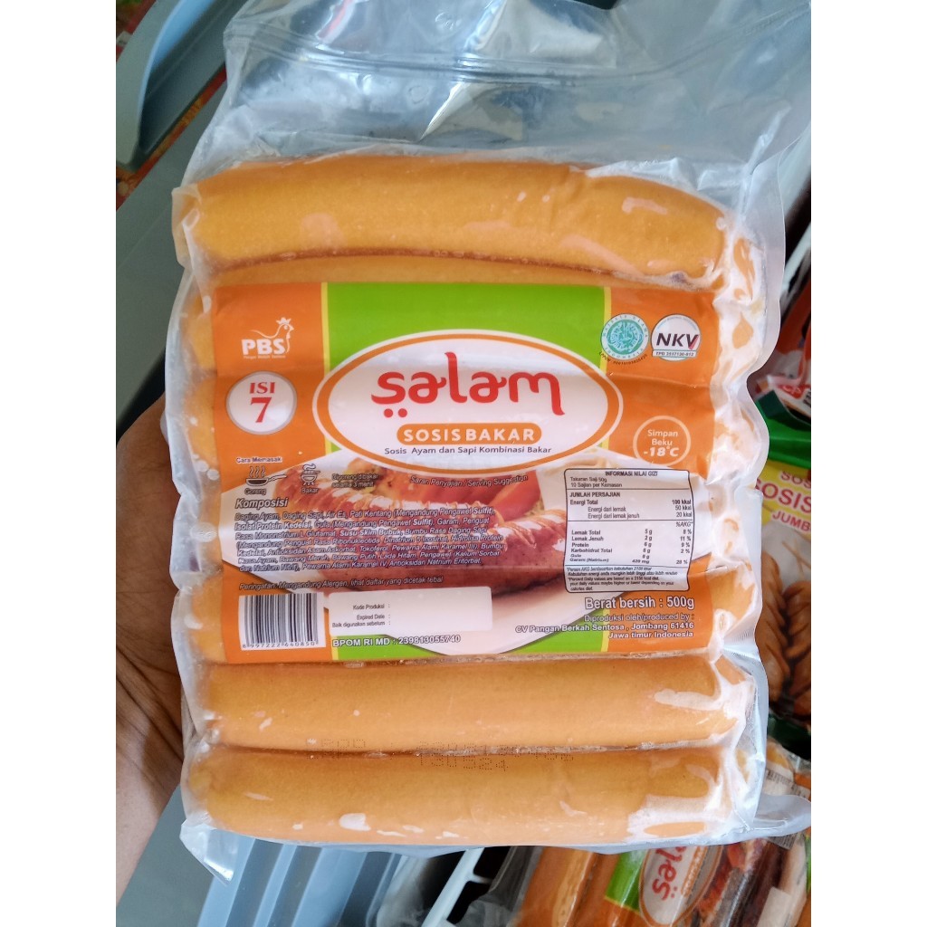 

Salam Sosis Bakar Jumbo 500gr