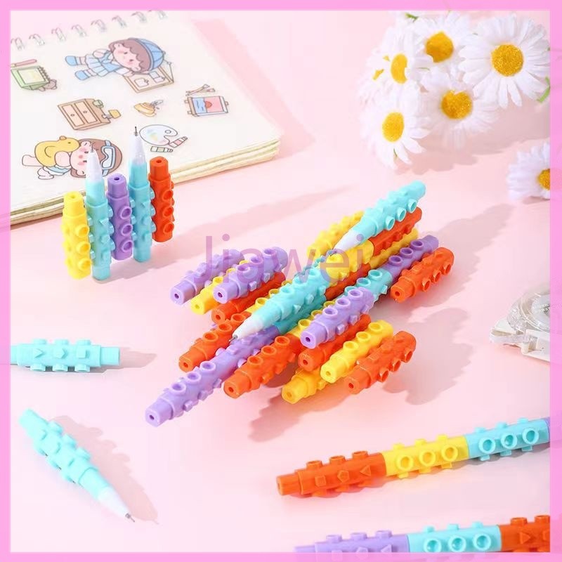 

Jiawei PULPEN GEL BONGKAR PASANG / PENA CAIR MODEL LEGO / BOLPOIN UNIK BONGKAR PASANG