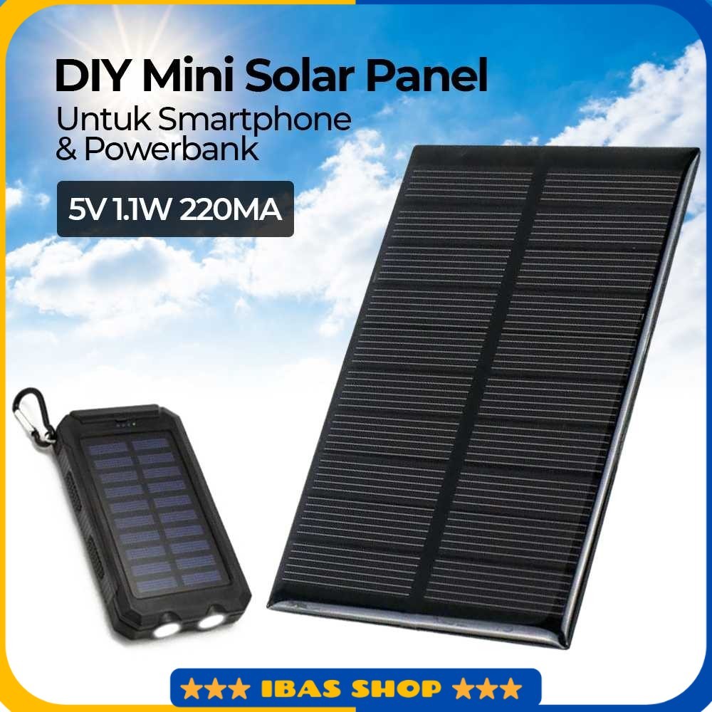 Taffware Solar Panel Mini DIY Power Bank 5 V 1.1 W 220 mA