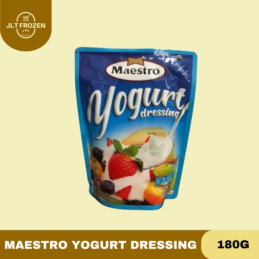 

Maestro Yogurt Dressing Saus / Saus Salad Buah / Pouch 180g