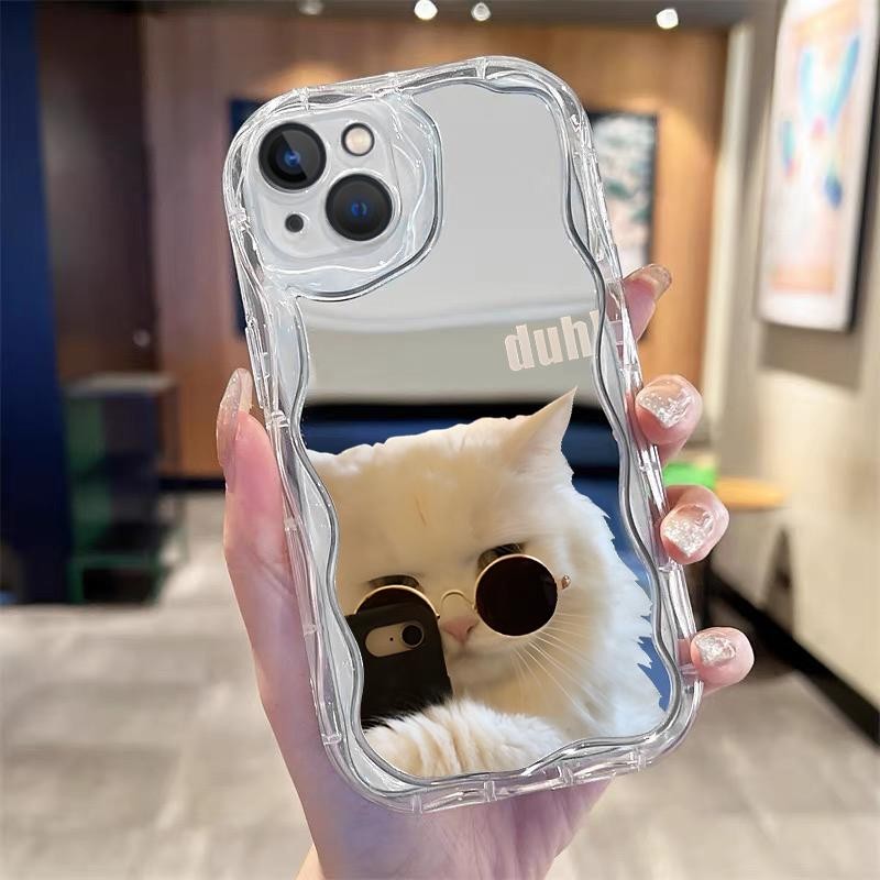 Softcase For Oppo A16 A16s A16K A16e A17 A18 Case Cute Black Cat Cat Lembut Silikon Lens Protection 