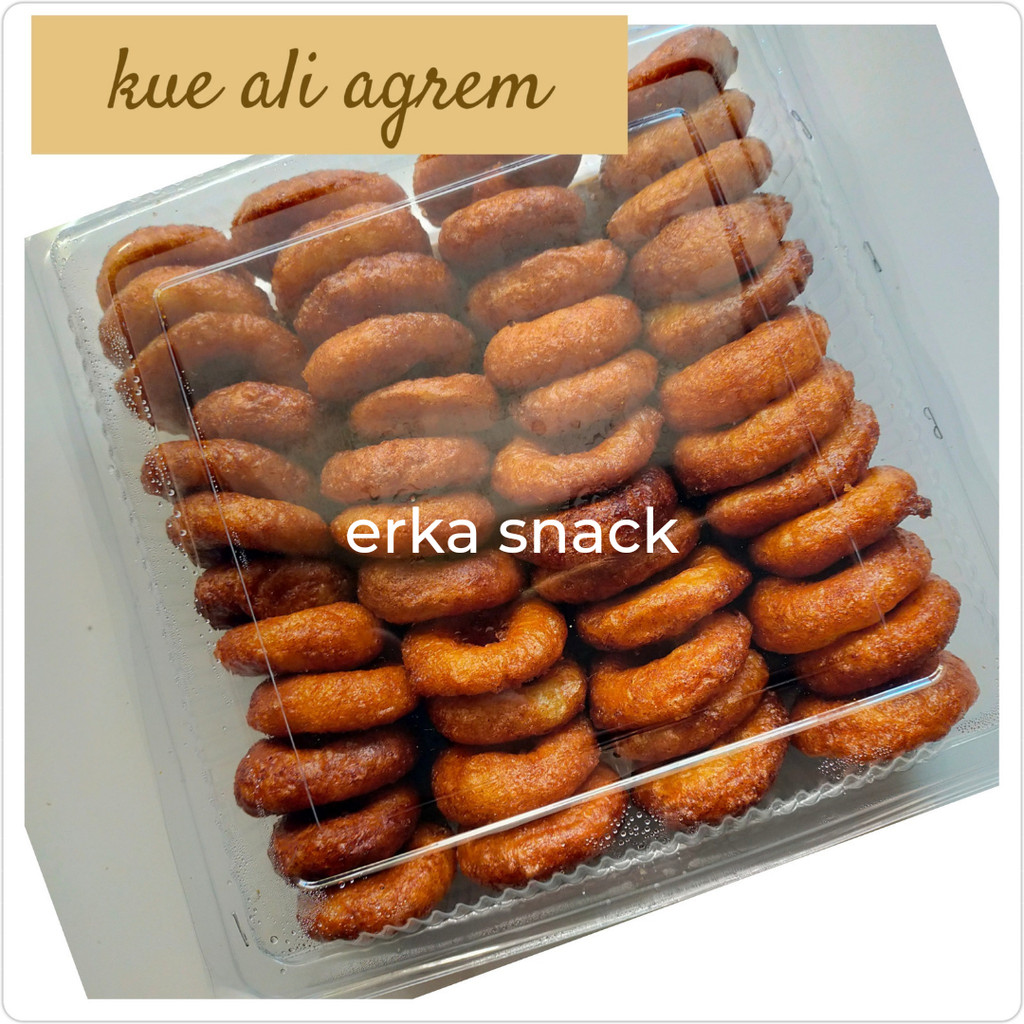 

KUE CINCIN KUE ALI AGREM GULA MERAH 50pcs TOPLES