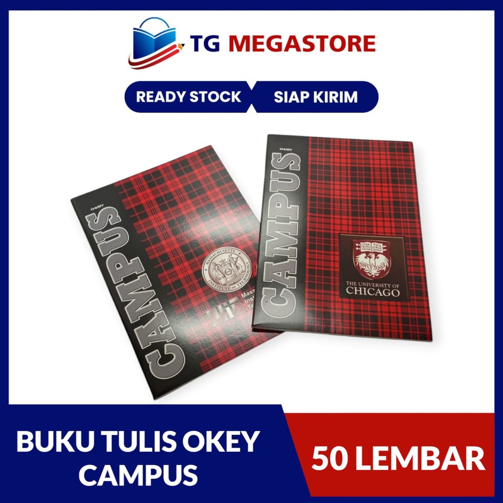 

Okey Buku Tulis Campus 50 Lembar