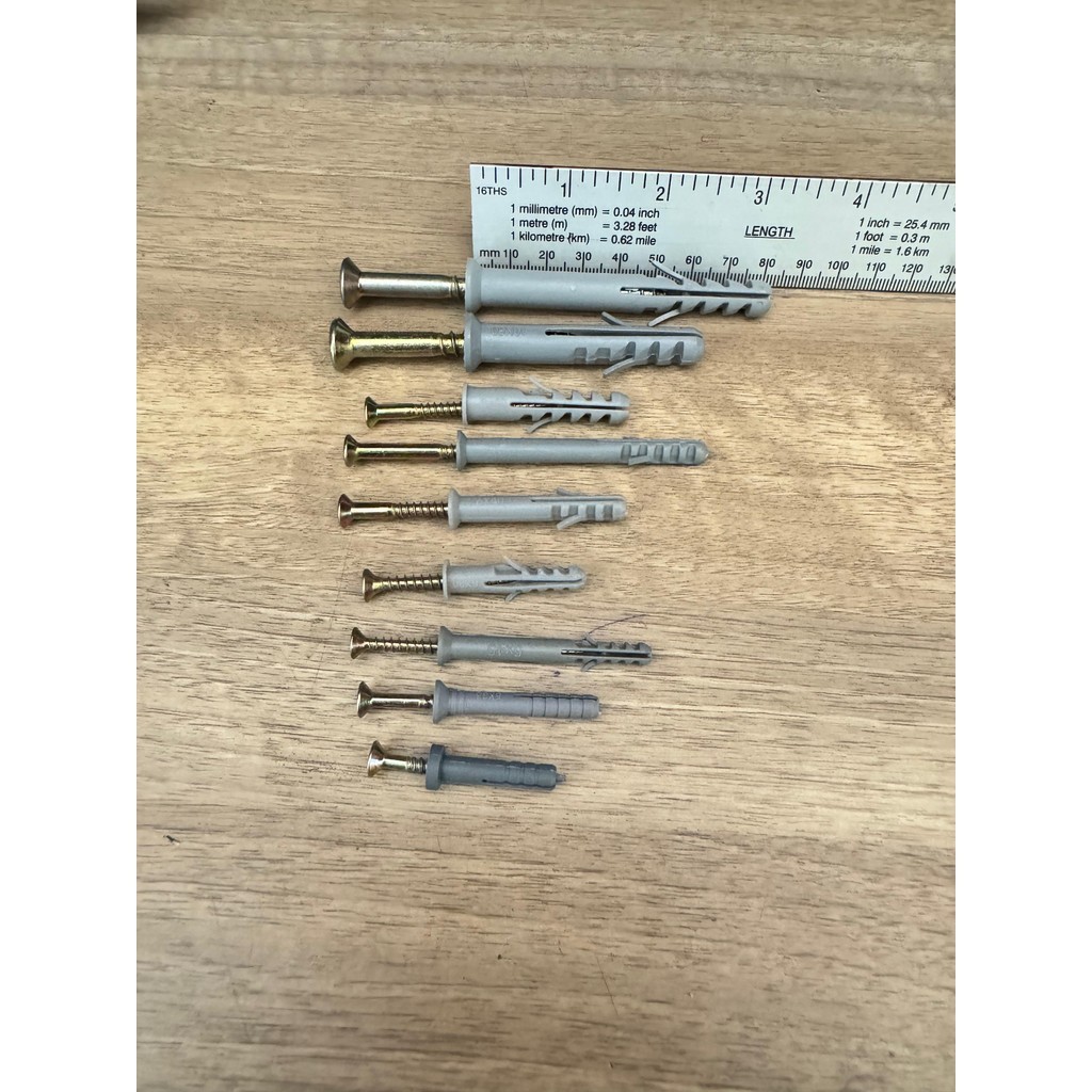 Sekrup Viser fiser / Ambalan Sekrup / Jangkar Sekrup / Frame Fixing Anchor KENTARO ( PACK )