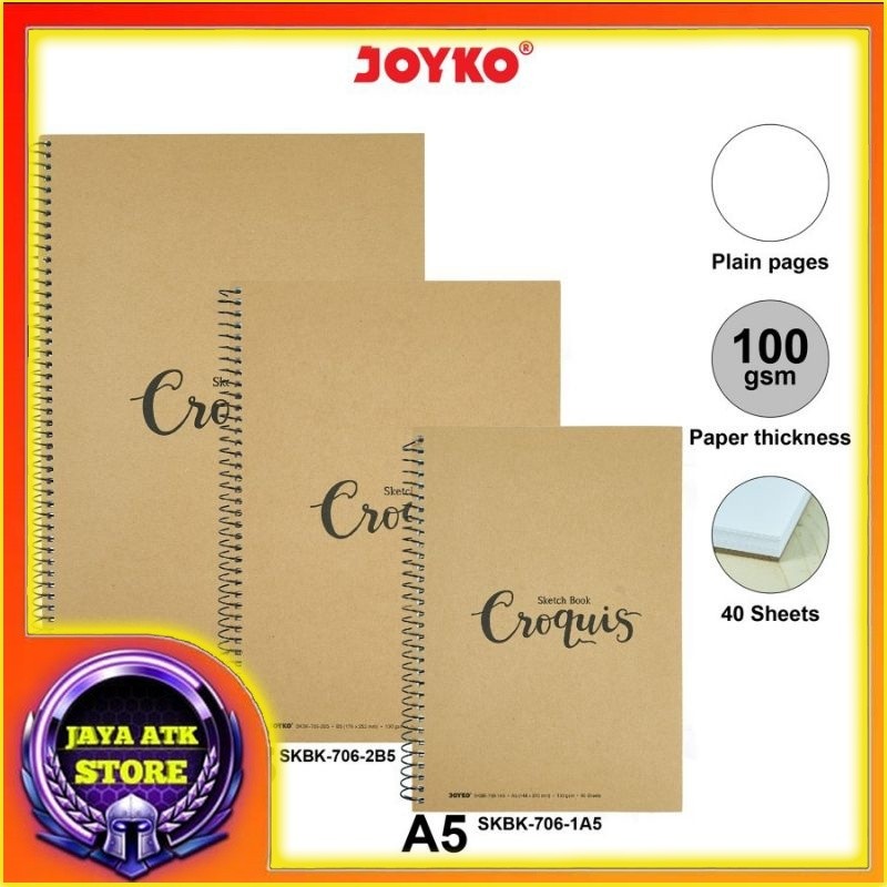 

Sketchbook SKBK-706 Buku Sketsa Gambar Spiral Cover Karton