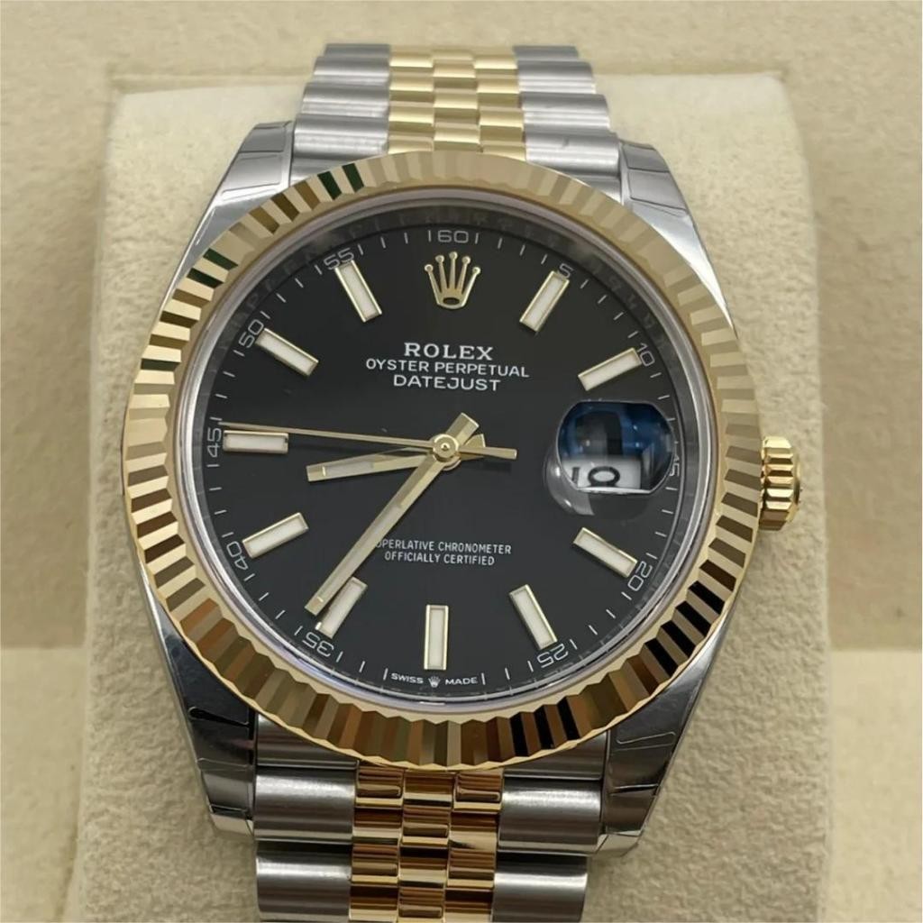 [Toko Butik Annie]  ROLEX Jam Tangan  41mm Rolesor Yellow Fluted M126333-0014 Datejust Teflon Jam Ta