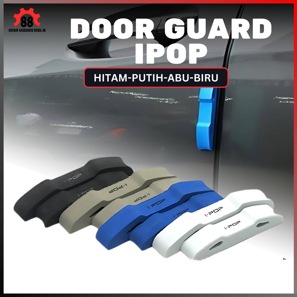 Door Guard IPOP Power Handle Stir Mobil Steering Powerhandle Carbon Anti Slip Busa Eva Foam Pelindun
