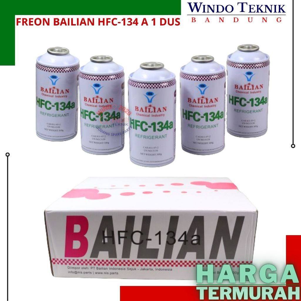 FREON KALENG 134 BAILIAN  | FREON R134 HFC-134 A 1 DUS | PREON KEMASAN KALENG R 134