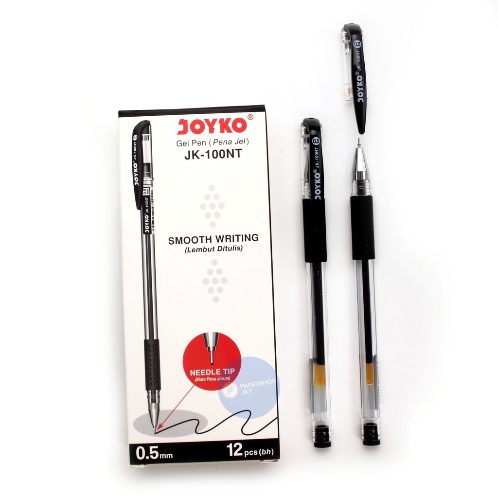

ID SHOP JOYKO - JK-100NT Hitam Biru Pen - Pulpen Ballpoint Per Lusin 12 pcs