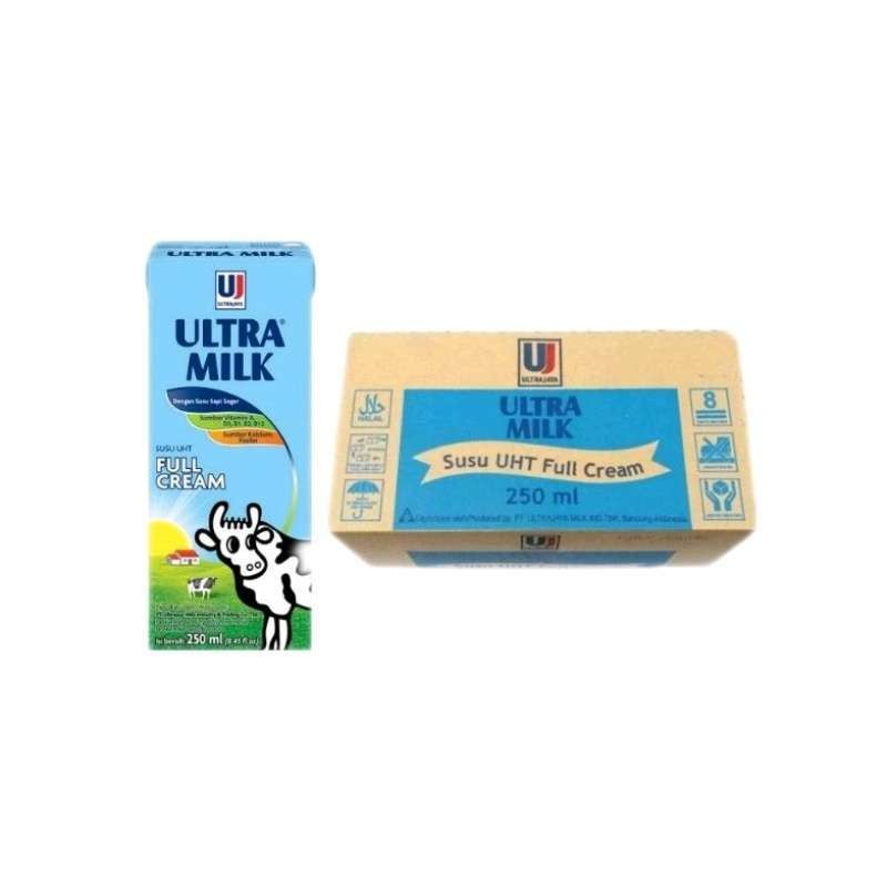 

Ultra Milk Full Cream Susu UHT 1 Karton (24 x 250ml)