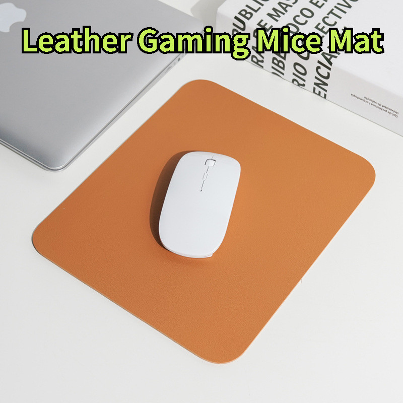 

Anti-slip Mouse Pad Leather Gaming Mice Mat Desk Cushion Universal Comfortable For Home Office Laptop PC MacBook