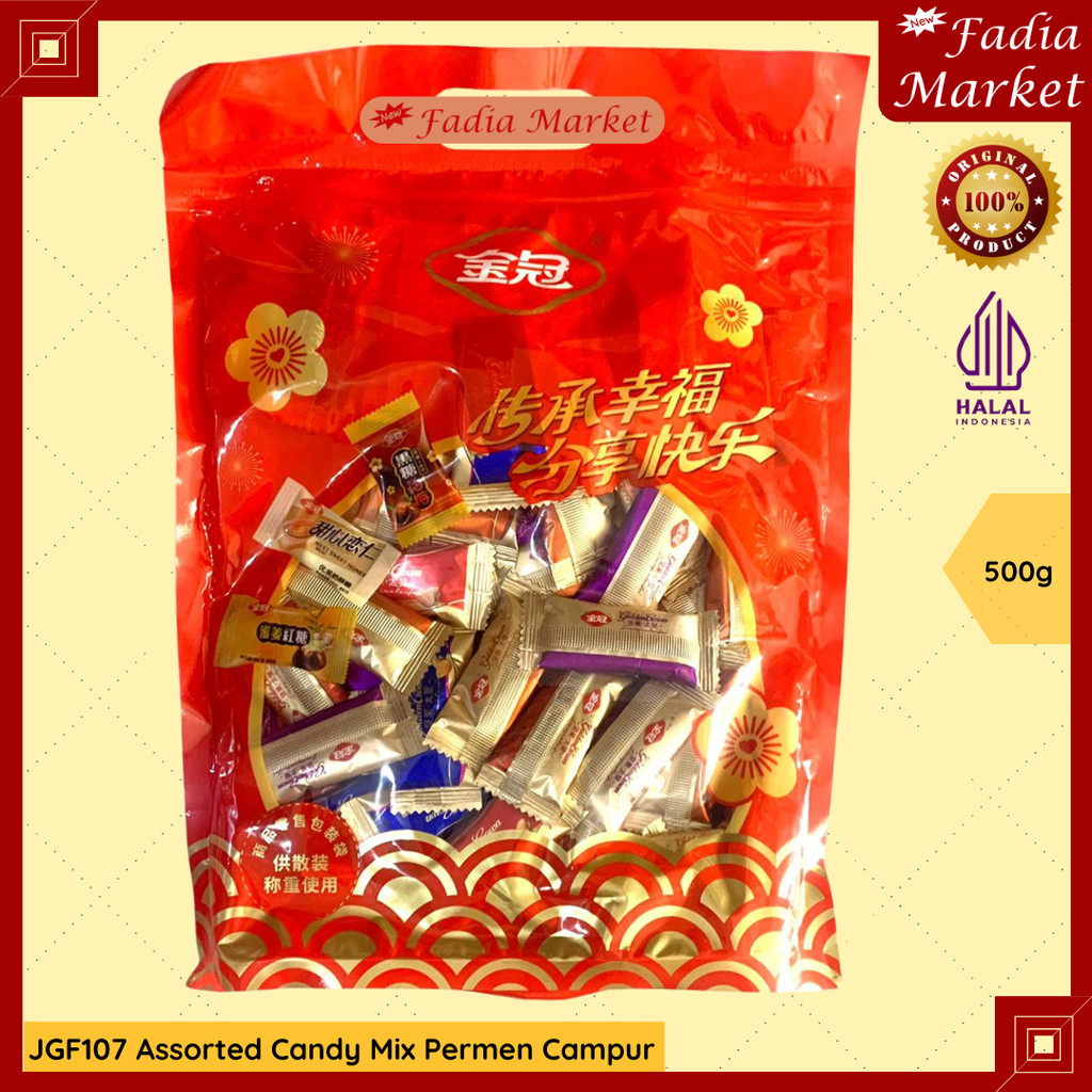 

PERMEN IMLEK SINCIA JGF107 Assorted Candy Mix Campur 500g