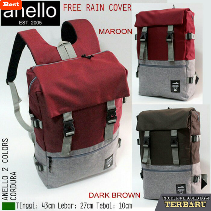 tas ransel pria murah berkualitas TAS RANSEL- TAS DISTRO- TAS PRIA/WANITA - Hitam
