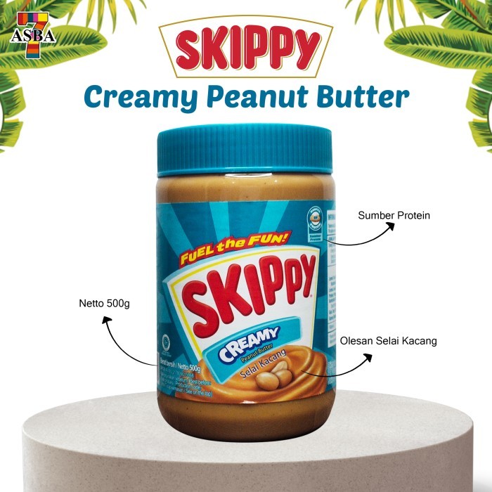 

SKIPPY CREAM PEANUT BUTTER 500GR