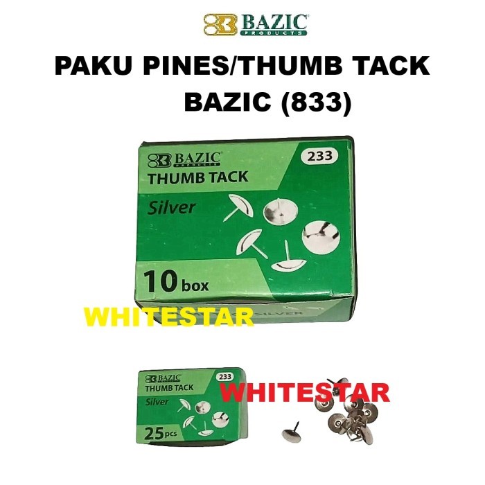 

paku payung / pines / thumb tack bazic 233